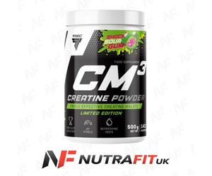 TREC NUTRITION CM3 tri creatine malate TCM muscle mass support flavoured powder