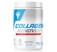 TREC Nutrition Collagen RENOVER 350g - Strawberry-Banana - Powder - Boost Joint Strength, Enhance Bone Health, and Rejuvenate Skin | Hydrolysed Collagen with Vitamin C for Optimal Regeneration