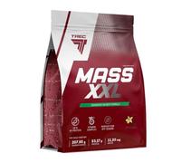 TREC Nutrition Gainer Mass XXL 4.8kg - Muscle Mass Gainer Powder with Whey Protein Concentrate, Carbs, and Vitamins for Rapid Weight Gain - Vanilla