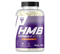 TREC Nutrition HMB Formula Caps - Powerful Anticatabolic Supplement for Lean Muscle Gain, Fat Reduction, and Enhanced Stamina - Hydroxymethylbutyrate (HMB) Metabolic Support - 240 Capsules