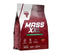TREC Nutrition Mass XXL 1000g Strawberry Gainer - Protein Concentrate with Essential Carbs - Supports Muscle Growth and Maintenance - Enriched with Vitamin B6 for Optimal Metabolism