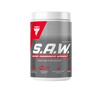 TREC Nutrition S.A.W - Pump Supplement - 400g Powder - Amino Acid - Arginine - Citrulline - Beta Alanine - Taurine - Extracts of Grapes - Caffeine - Creatine (400g, Blackcurrant Lemon)