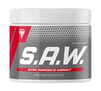 TREC Nutrition S.A.W - Pump Supplement - Amino Acid - Arginine - Citrulline - Beta Alanine - Taurine - Extracts of Grapes - Caffeine - Creatine (200g, Cherry Grapefruit)