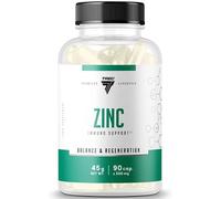 Trec Nutrition Zinc 90 Capsules - Immune Support, Metabolism Boost, Healthy Skin, Hair & Nails - 15mg Gluconate Form - Daily Zinc Supplement