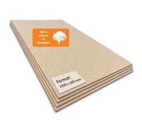 Trecor Pin Board Cork Sheet Format: 1000 x 500 mm - Thickness Options: 2-20 mm - Premium Cork Sheet, Highly Flexible and Antistatic - Smoothed on One Side for Better Appearance