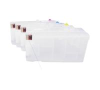 TReCVd Compatible 711 711XL Ink Refill Kit For DesignJet T120 T520 Inkjet Printer Plotter With 4 Color Cartridges And 400ml Dye Ink With ARC Chips