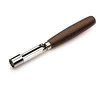 Tredoni 1.6cm Apple/Pear Corer, Boiled-Carrot Core Extractor Remover, Stainless Steel, Wooden Handle