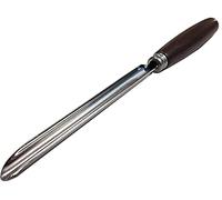 Tredoni 14.5cm Zucchini/Cucumber Corer INOX Stainless Steel Eggplant Corer, Wooden Handle