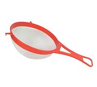 Tredoni 22cm Fine Nylon Mesh Strainer Sieve - Plastic Flour Sifter, Cinnamon/Sugar Powder Spreader (22 cm)