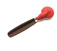 Tredoni 4cm Dough/Ravioli Stamp Cutter & Sealer Wheel, Pastry/Pasta Maker, Wooden Handle
