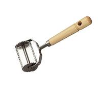 Tredoni 6cm Tortelloni Square Ravioli Pasta/Dough Stamp Cutter Roller - Zigzag/Dented Edge (Square - Dented)