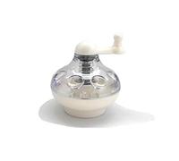 Tredoni Nutmeg Grinder Mill - Hard Nut, Almond & Spice Rotary Grater, White