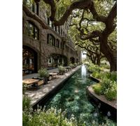 Tree 5D Diamond Art Kits Adults, Street View Diamond Painting for Adults, DIY Full Drill Crystal Art Pictures, Cross Stitch Embroidery Crafts Kits for Beginners, Autumn Decorations, 20x28in 4-7424