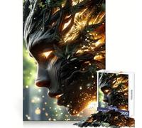Tree Ancient Nymph Jigsaw for Adults 1000 Pieces Cognitive Memory Leisure Pleasure Crisp Edges (38x52cm)