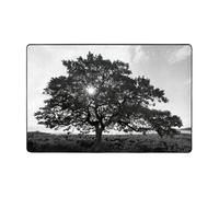 Tree Art Bathroom Rug Extra Soft Absorbent Bath Mat Machine Washable Microfiber Non Slip Floor Mat