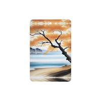 Tree At The Water'S Edge Pattern Car Air Fresheners 6 Pcs Rectangle Hanging Aromatherapy Tablets Scented Fresheners For Bedroom Bathroom