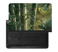 Tree Bamboo Passport Holder with Card Slots Portable Passport Cover Compact Waterproof Passports Protector