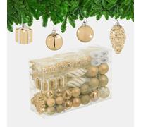 Tree Baubles Ornaments Decoration Christmas Set Classic Traditional Balls Bright