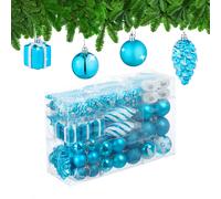 Tree Baubles Ornaments Decoration Christmas Set Classic Traditional Balls Bright