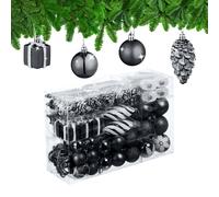 Tree Baubles Ornaments Decoration Christmas Set Classic Traditional Balls Bright