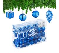 Tree Baubles Ornaments Decoration Christmas Set Classic Traditional Balls Bright
