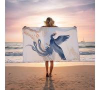 Tree Beach Towel, PhöNix Beach Towels Oversized 36x72 Inch Quick Dry Sand Free Lightweight Soft Absorbent for Women Men for Swimming Pool Gym Yoga Spa Sauna Home Bath Towel Travel Essentials LSTJ-0911