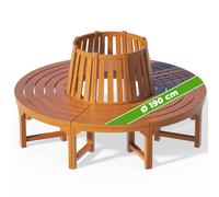 Tree Bench Eucalyptus Wood 190cm FSC®-certified
