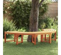 vidaXL Tree Bench Natural 160 x 80 x 45cm Solid Eucalyptus Wood