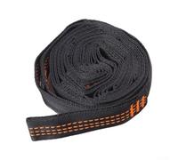 Tree Binding Tape Set 8pcs Polyester Black Straps High Load-Bearing | Smooth webbing protects bark supports young trees suits camping plant training and DIY projects adjustable and
