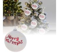 Tree Bowknot Ribbon Bows The Elegant And Textured White Flocked Alphabet Christmas Infinite Style To Your Christmas Party So Enjoy The Warm Holiday Season!