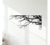 Tree Branch Wilderness Grassland Forest Tree Branch Woodland Wall Decals Paster Paper Car Body Decoration 40.8x92.7cm Black