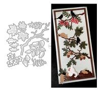 Tree Branches Leaves Maple Leaf Metal Cutting Dies for Card Making