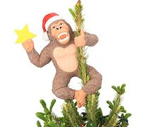 Tree Buddees King Kong Climbing The Tree Funny Christmas Tree Topper - Large 10"