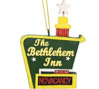 Tree Buddees No Vacancy at The Bethlehem Inn Sign / No Room in The Inn Funny Christmas Tree Ornaments