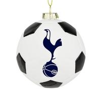 Tree Buddees x Tottenham Hotspur F.C. Official Football Club Bauble Limited Edition Spurs Christmas Ornament - Premier League Soccer Team (Glass Soccer Ball)