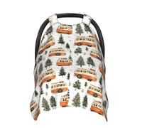 Tree Camper Print Baby Car Seat Covers, Breathable Nursing Cover Breastfeeding Cover, Stroller Covers, Multi-use Infant Carseat Canopy, Baby Boys Girls Newborn Essentials