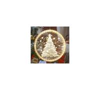 (Tree) Christmas Decorative Window Light 16cm 3D LED Hanging Christmas Lights Christmas Window Decorations Battery Operated for Indoor Outdoor Christmas Tree