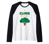 Tree Climber Rewilding Adult Primal Movement Raglan Baseball Tee