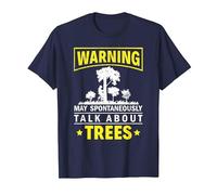 Tree Climbing Arborist T-Shirt, Men, Navy Blue, XX-Large