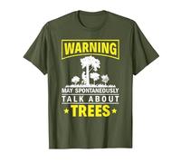 Tree Climbing Arborist T-Shirt, Men, Olive Green, XX-Large