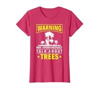 Tree Climbing Arborist T-Shirt, Women, Red Heather, XX-Large