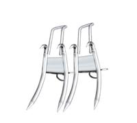 Tree-climbing Artefacts Forged Big Crutch Foot Outdoor Tie On The Tree Special Climbing Large Trees Strengthened Tool Iron Shoes comfortable fit(Front teeth 5 prongs)