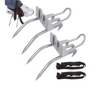 Tree Climbing Claws - 2 Piece Climbing Equipment with Spikes | Impact Absorbing Safety Equipment for Outdoor Activities Tala Hunting Observation Collection