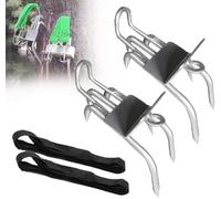 Tree Climbing Claws, Climbing Shoe Spikes, Portable Cat Claw Equipment, Tree Climbing Kit for Outdoor Activities, Fruit and Nut Picking (D)