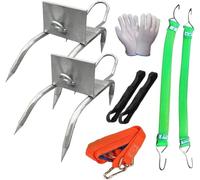Tree Climbing Claws, Spikes Climbing Shoes, Portable Cat Claw Equipment, Tree Climbing Kit for Outdoor Activities, Fruit and Nut Picking (C)
