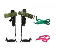 Tree Climbing Equipment,Leather Tree Climbing Spikes Set,Adjustable Tree Climbing Gear Pole Climbing Spurs Tool,for Hunters,Agricultural Producers,Construction Workers(A)