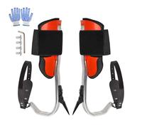 Tree Climbing Gear - Aluminium Alloy Tree Climbing Spikes - Safe Heavy Duty Harness Kit Equipment Tool for Survival Jungle Sports Professionals Indoor Picking Fruit