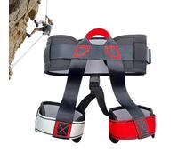 Tree Climbing Harness | Safety Equipment with Adjustable Belt and Leg Straps | Safety Harness Waist Protection for Double Rope Downhill and Fire Alp