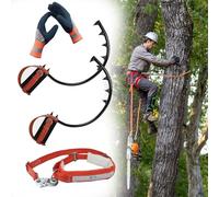 Tree Climbing Spikes for Arborists - Adjustable 250-400mm Foot Pegs for Tree Work & Electricians, Durable Climbing Tools for Wooden Poles, Espuelas para Subir Árboles (30cm)