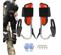 Tree Climbing Spikes for Tree Work | Portable Climbing Spikes Gear - Heavy Duty Harness Kit Safe Tool for Outdoor Sports Survival Picking Fruit Professionals Indoor Palm Support